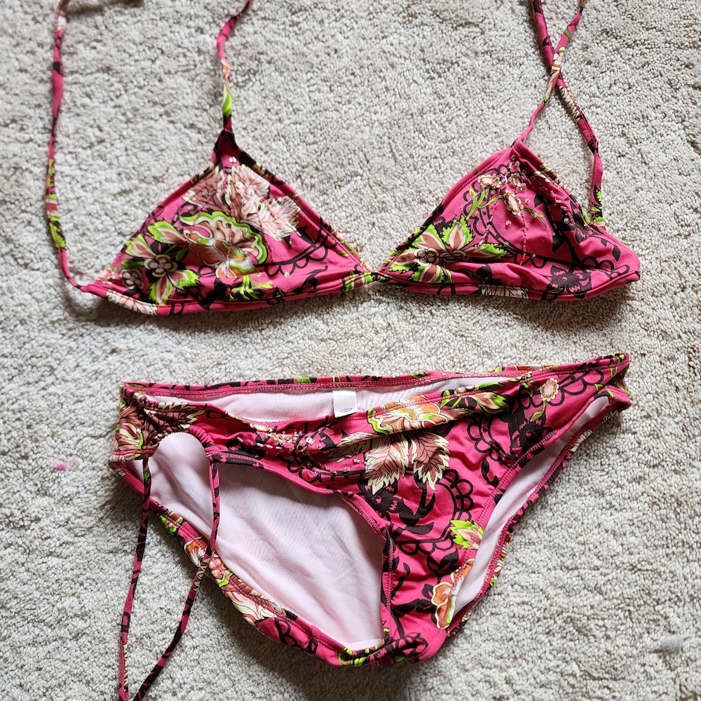 Two piece swim suit